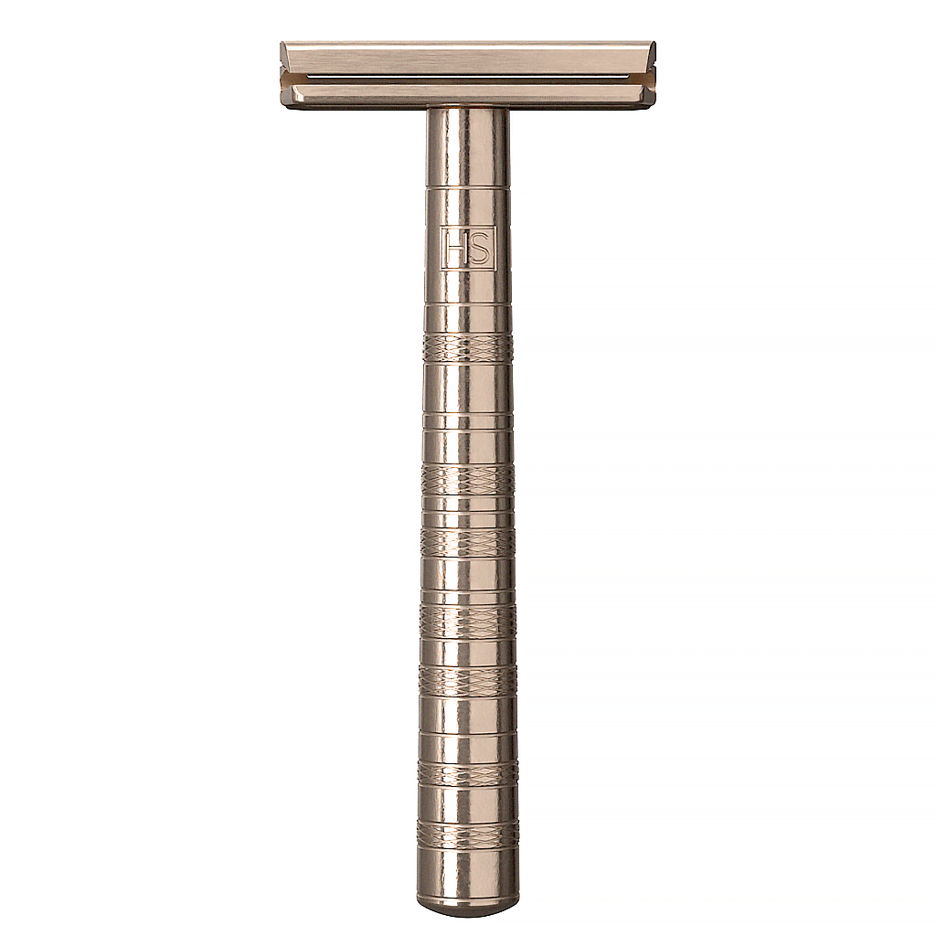 Henson Aluminum AL13 Tan Medium Safety Razor - Premium Shave
