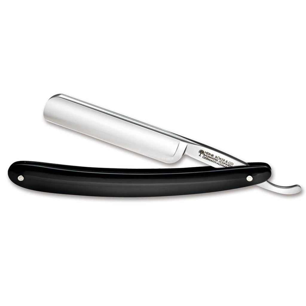 Boker Classic Stainless Steel Round Point 5/8" Straight Razor