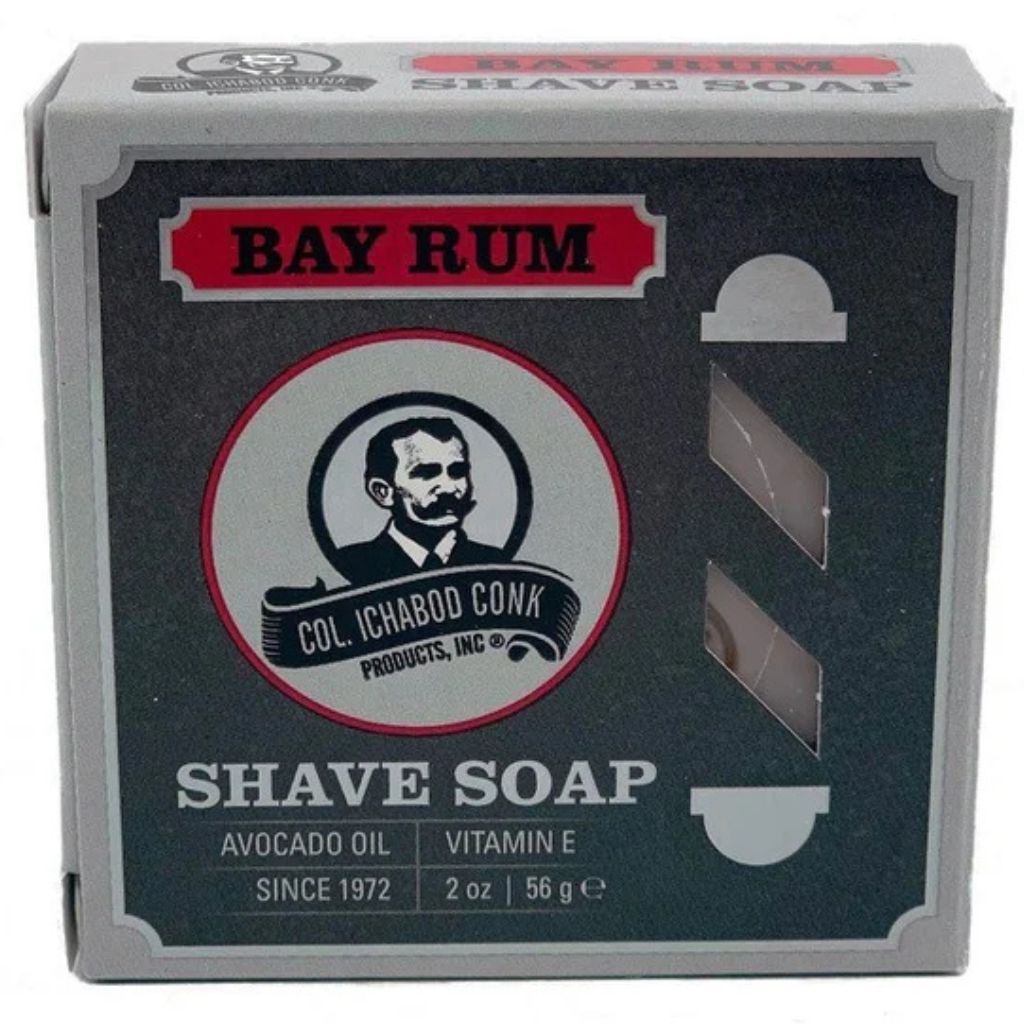 Colonel Conk Bay Rum Glycerin Shaving Soap 2 oz