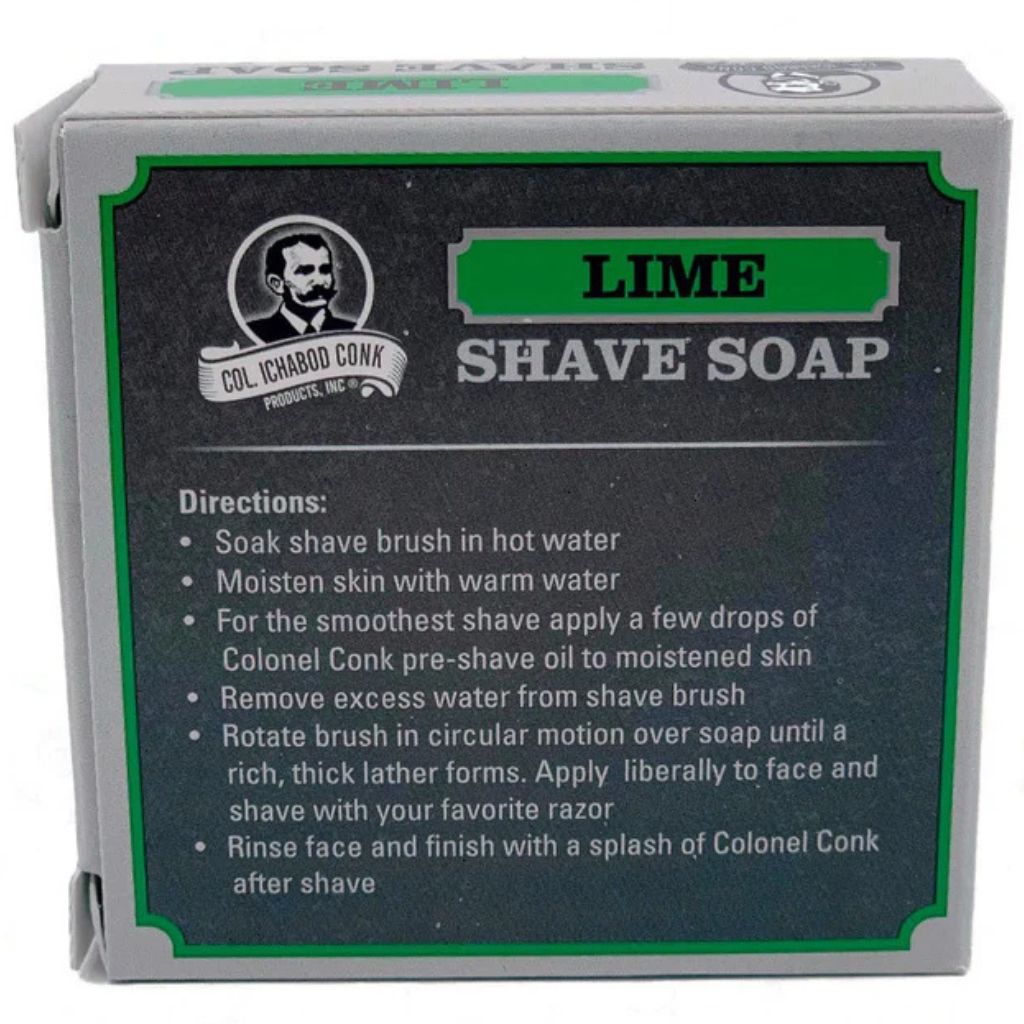 Colonel Conk Lime Glycerin Shaving Soap 2 oz