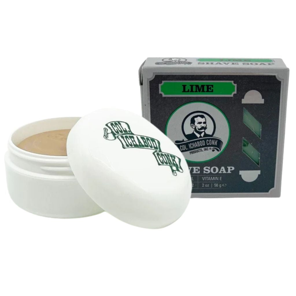 Colonel Conk Lime Glycerin Shaving Soap 2 oz