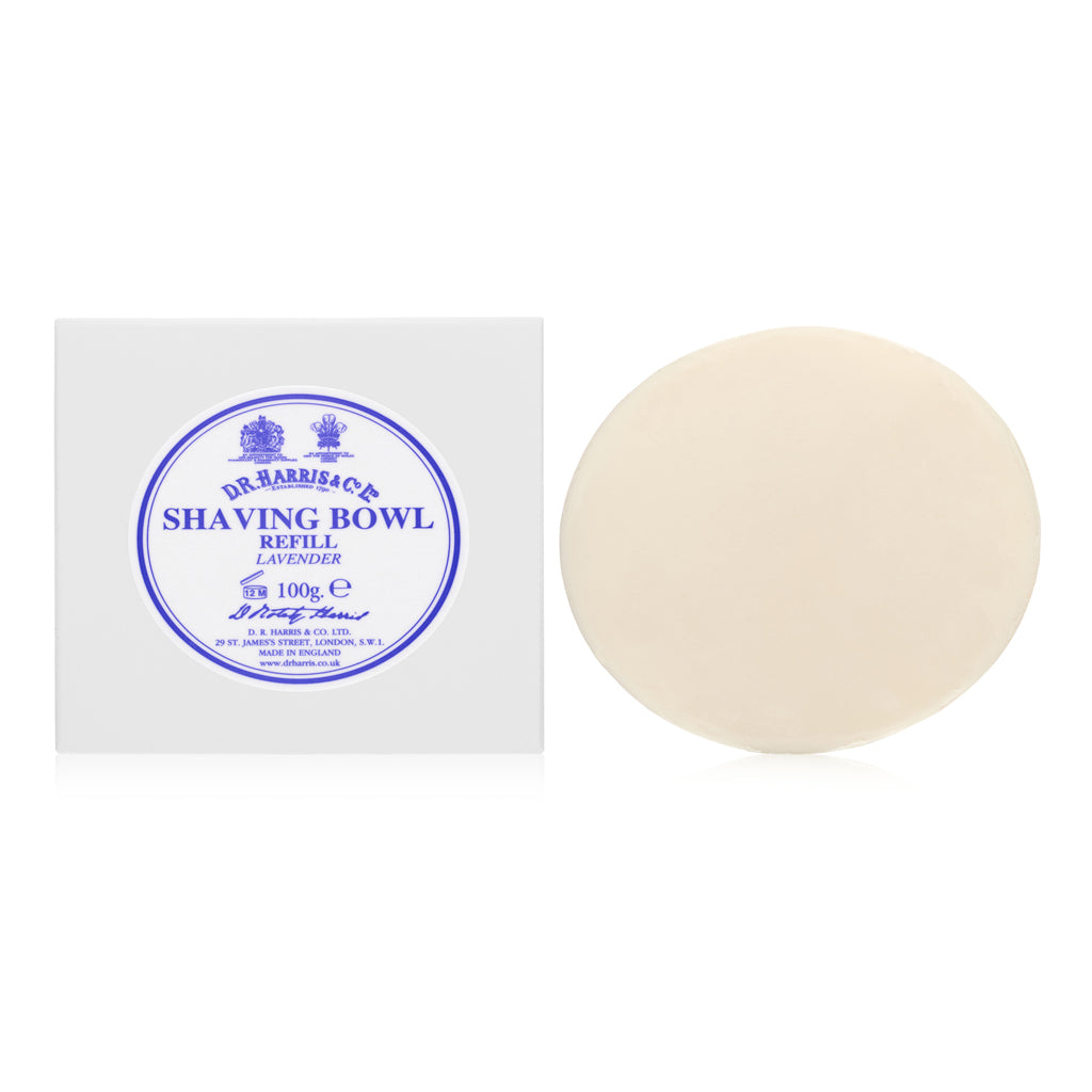 D.R. Harris & Co Lavender Shaving Bowl Refill 100g