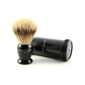 Edwin Jagger Super Badger Travel Shaving Brush (Ebony)