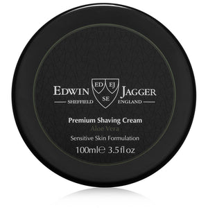 Edwin Jagger Aloe Vera Shaving Cream Tub 3.5 Fluid Ounces