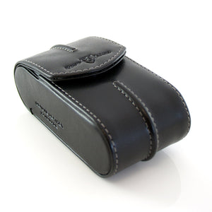 Edwin Jagger Black Leather DE Razor Case (Small)