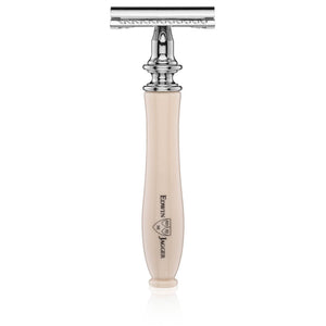 Edwin Jagger Chatsworth Imitation Ivory Double Edge Safety Razor