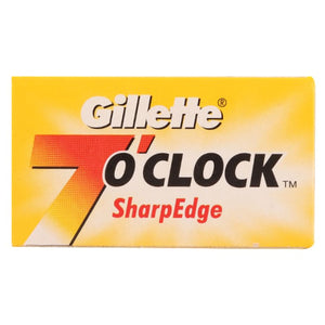 Gillette 7 O'Clock SharpEdge Safety Razor Blades (5 Pack)