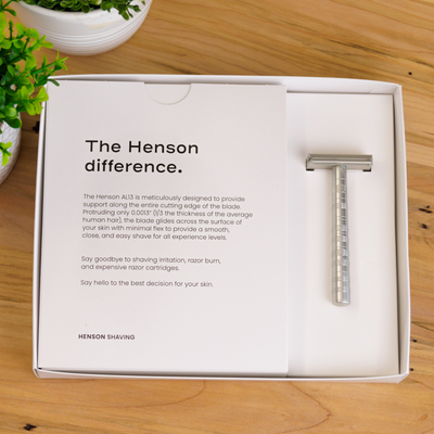 Henson Aluminum AL13 Mild 3-Piece Safety Razor Set