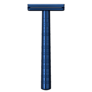 Henson Aluminum AL13 Steel Blue Medium Safety Razor