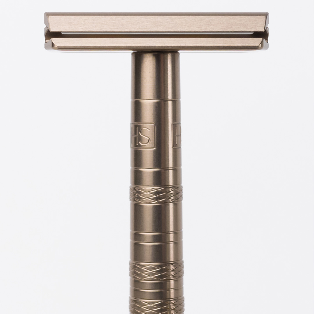 Henson Aluminum AL13 Tan Medium Safety Razor