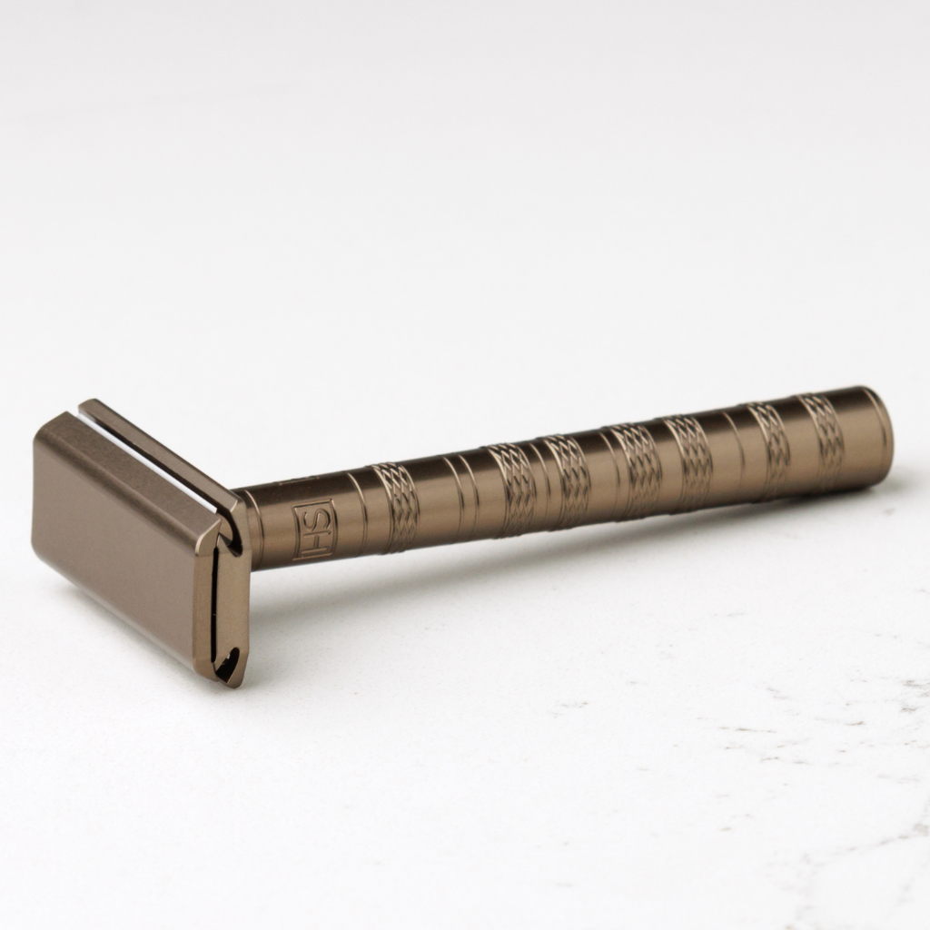 Henson Aluminum AL13 Tan Medium Safety Razor