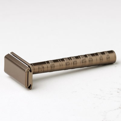 Henson Aluminum AL13 Tan Mild Safety Razor