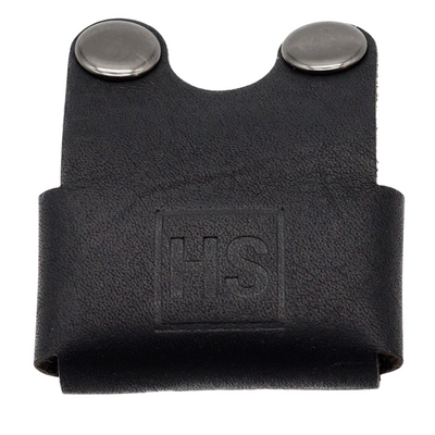 Henson Black Leather Safety Razor Head Cover