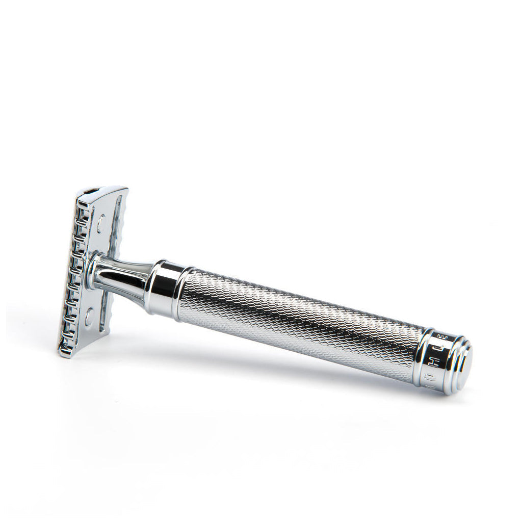 Muhle Traditional Large Chrome Safety Razor Open Comb