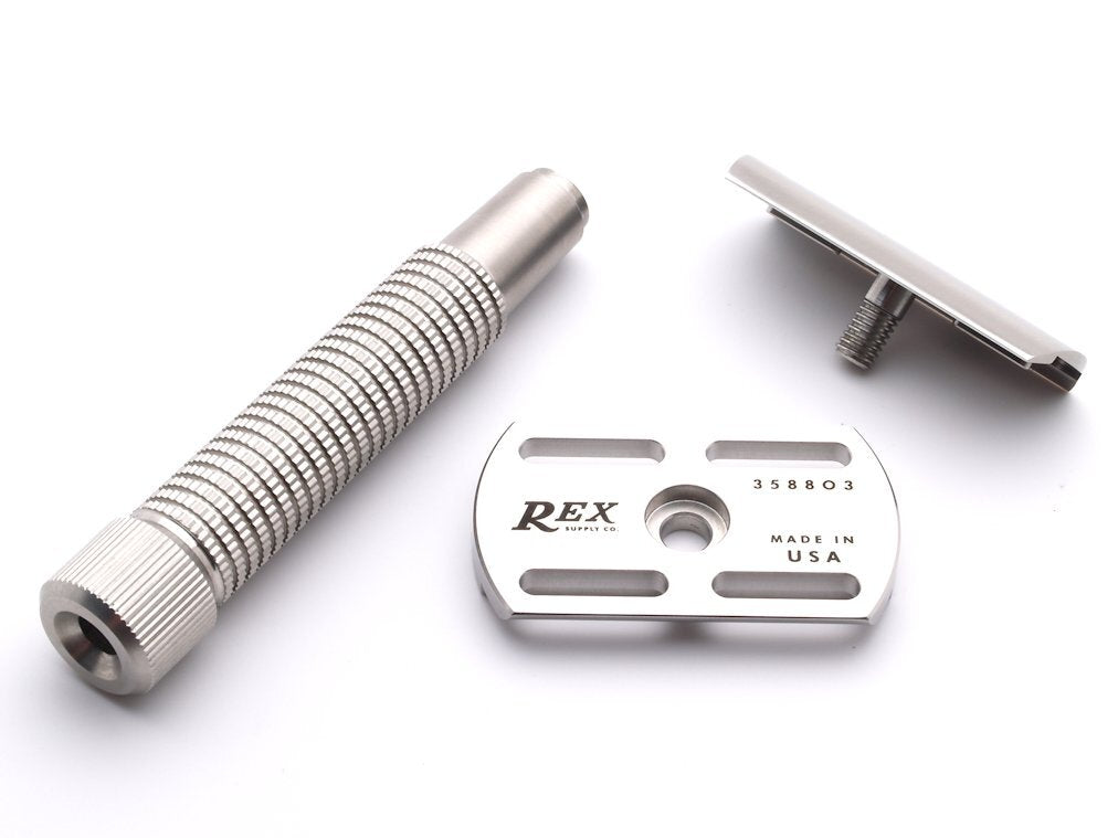 Rex Envoy Stainless Steel Double Edge Safety Razor