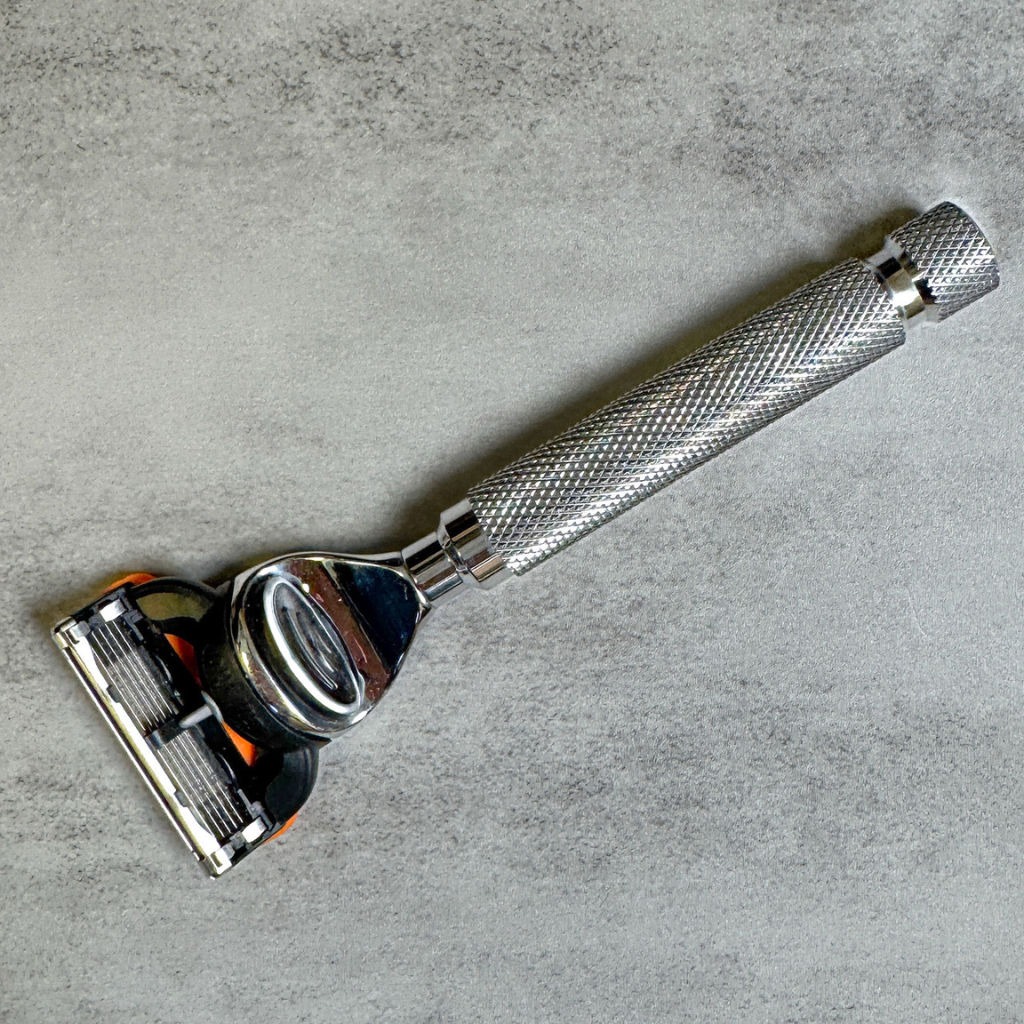 Parker Deluxe Chrome Fusion-Compatible Cartridge Razor