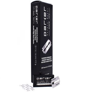 Parker Premium Platinum Double Edge Safety Razor Blades (100 Pack)