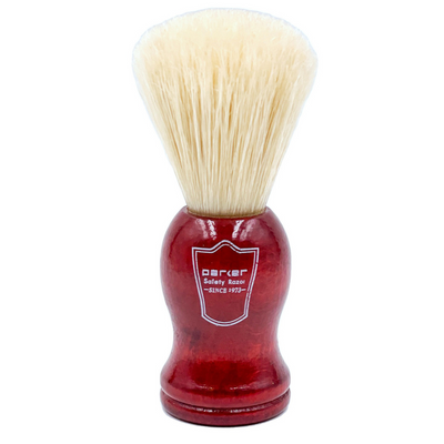 Parker Rosewood Boar Shaving Brush & Lucite Shaving Brush Stand