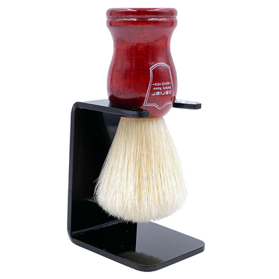 Parker Rosewood Boar Shaving Brush & Lucite Shaving Brush Stand