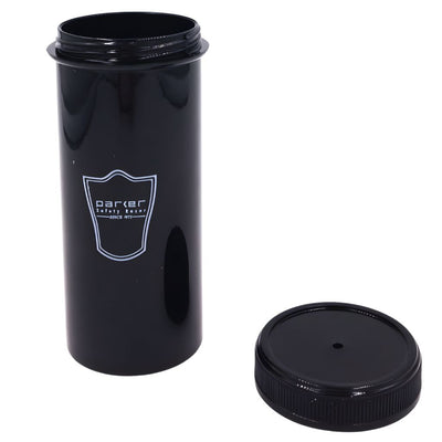 Parker Travel Black Resin Silvertip Badger Shaving Brush