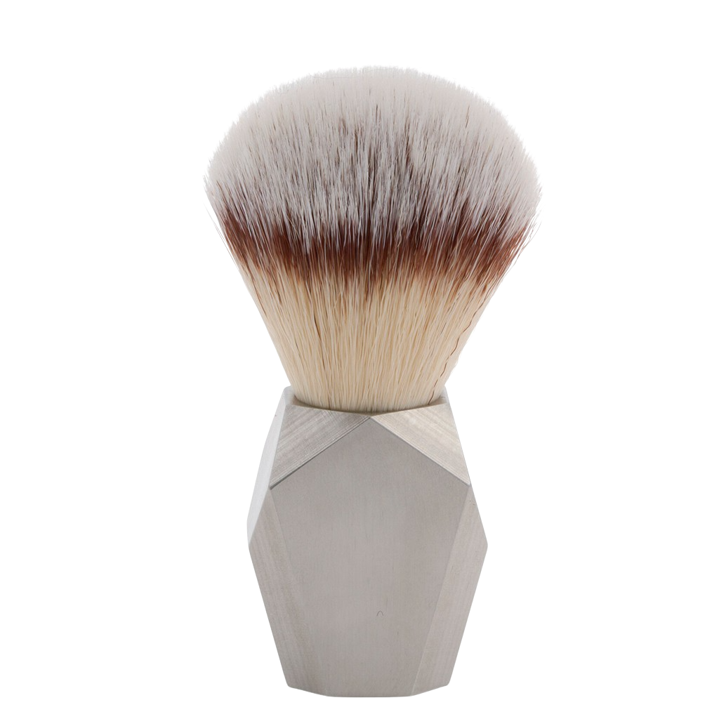 Rex Supply Co. Deco Stainless Premium Synthetic Silvertip Shaving Brush