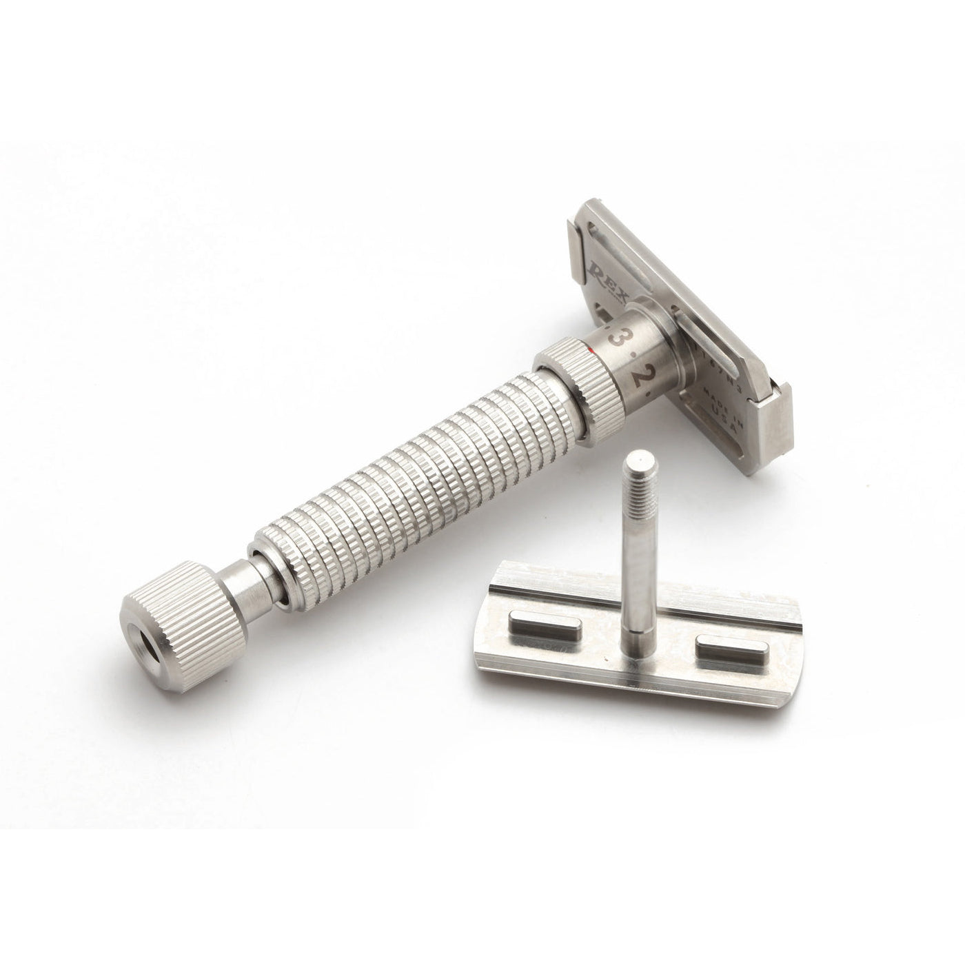 Rex Supply Co. Ambassador adjustable stainless steel double edge safety razor