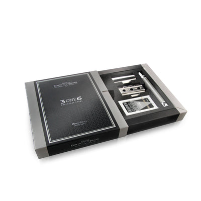 Double Edge Safety Razor | Edwin Jagger 3ONE6 Stainless Steel Safety Razor