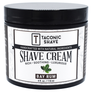 Taconic Shave Bay Rum Shaving Cream 4 oz