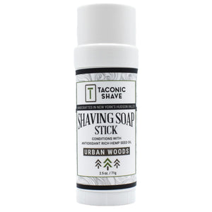 Taconic Shave Hemp & Urban Woods Twist Up Shaving Soap Stick 2.5 oz