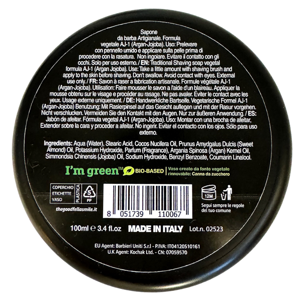 The Goodfellas' Smile Furiah Shaving Soap (Vegetable Base)