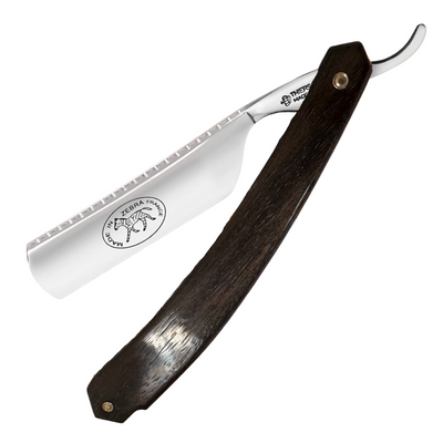 Thiers Issard Historic 'Zebra' Straight Razor 7/8" French Oak Carbon Steel