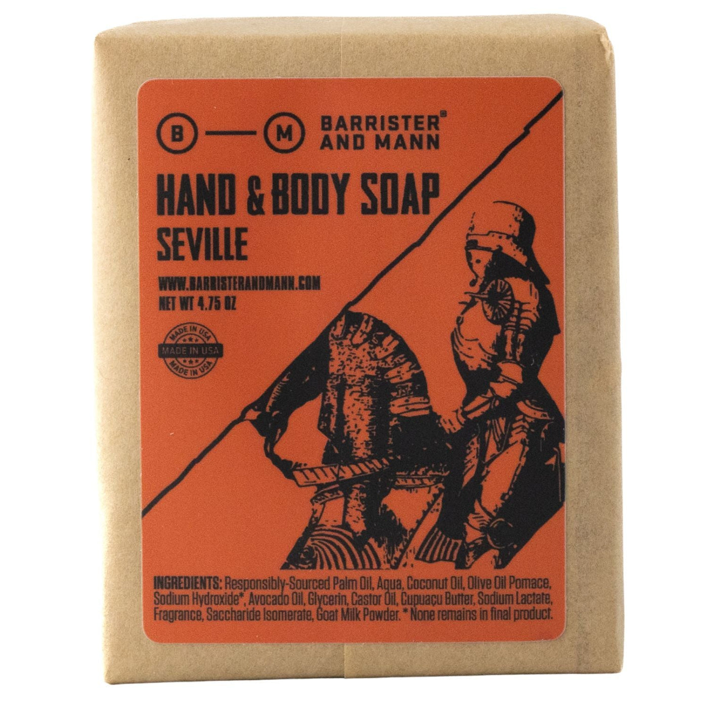 Barrister and Mann Seville Hand and Body Soap (Vegan) – Naked Armor Razors
