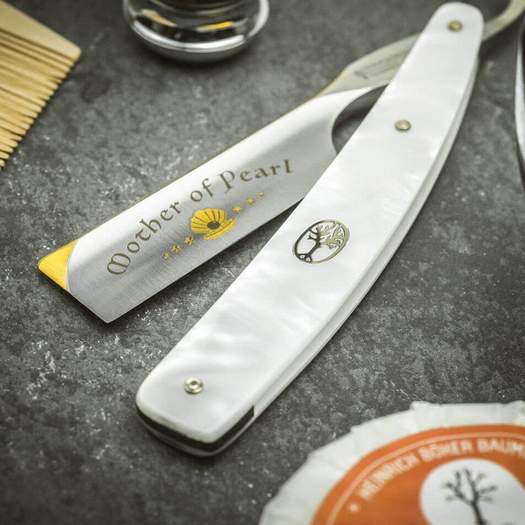 Boker Mother of Pearl Straight Razor 6/8