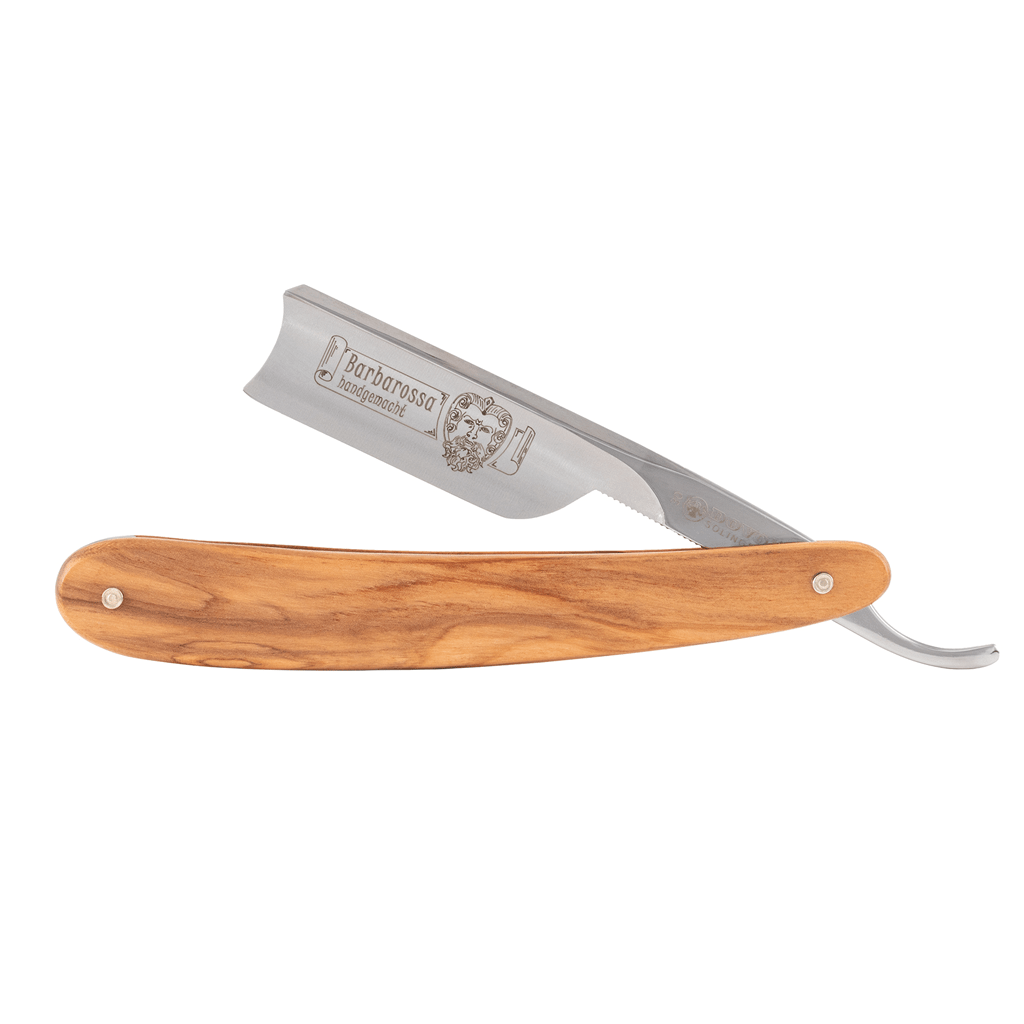 Dovo Barbarossa Straight Razor - Olivewood 5/8 Spanish Point