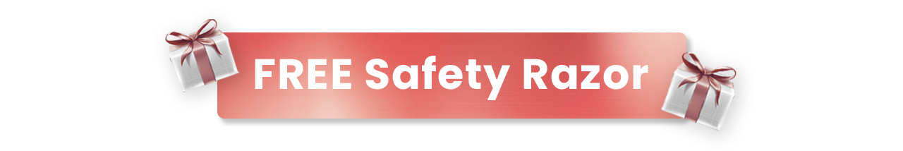 Promotional banner for Mother's Day Sale 2026: Free Safety Razor.