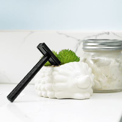 Henson Aluminum AL13 Jet Black Mild Safety Razor