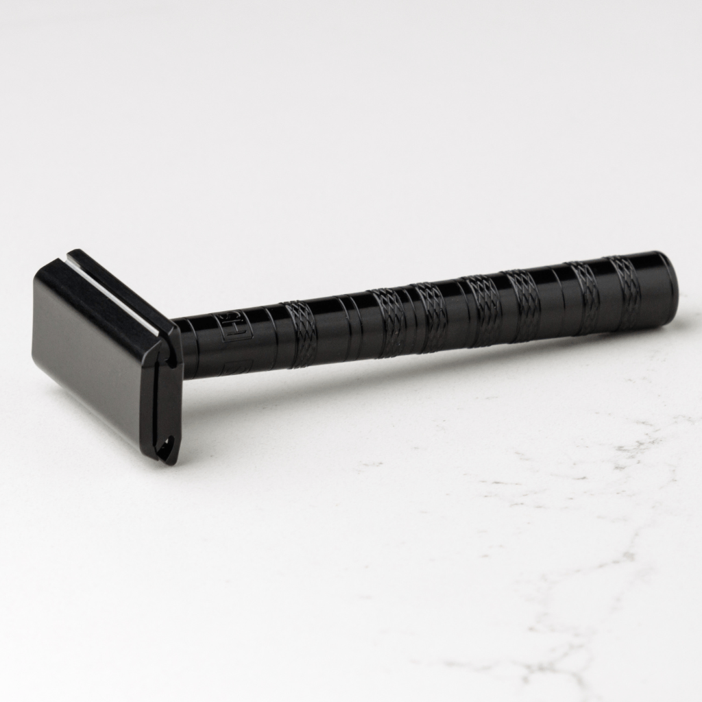 Henson Aluminum AL13 Jet Black Mild Safety Razor