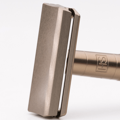 Henson Aluminum AL13 Tan Medium Safety Razor