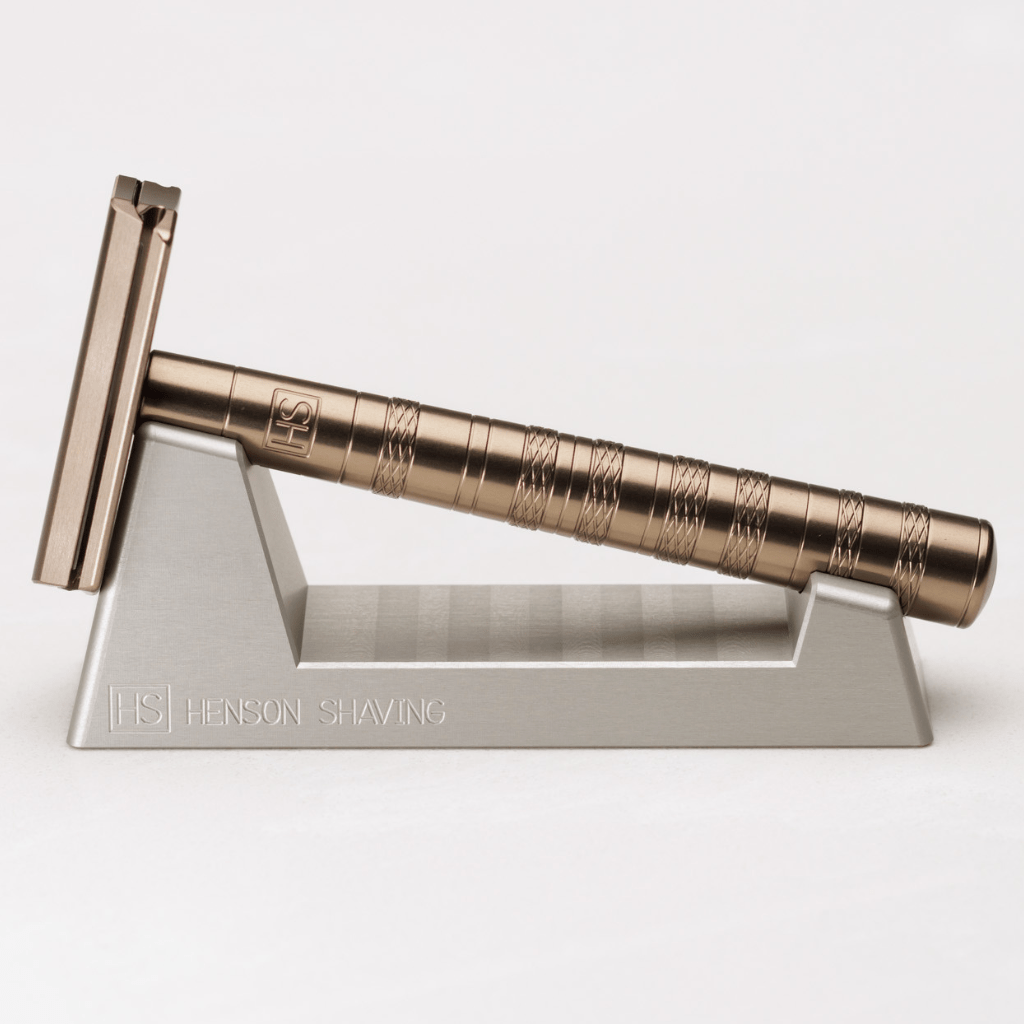 Kronos Stand Razor Henson Aluminum Safety Razor Stand - Sleek & Durable Design – Naked ...