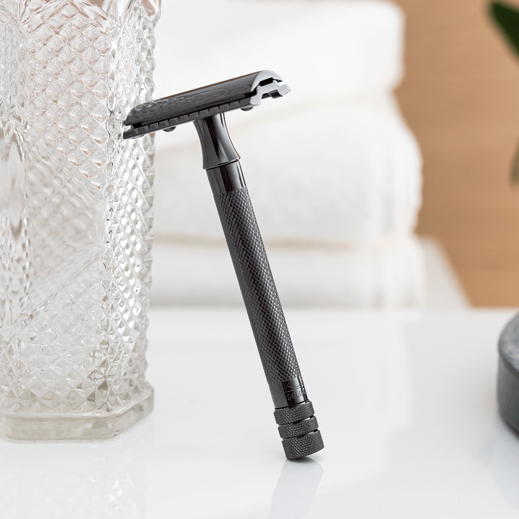 Merkur 23c Extra Long Handle Black Safety Razor