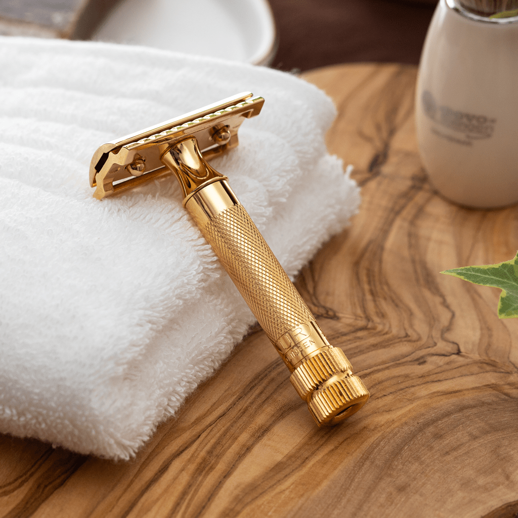Merkur 34G Gold Heavy Duty Double Edge Safety Razor
