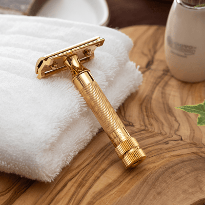 Merkur 34G Gold Heavy Duty Double Edge Safety Razor