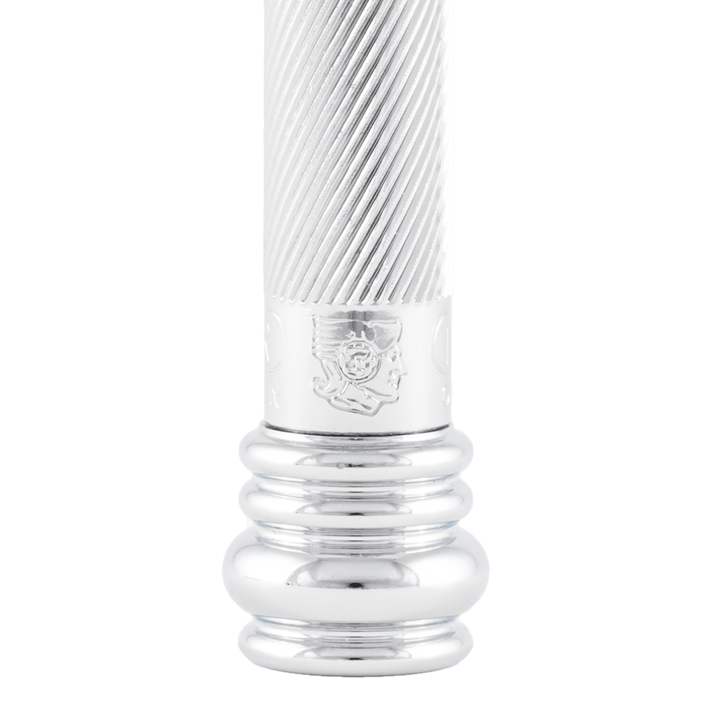 Merkur 38C HD Long Handle Barber Pole Safety Razor Chrome