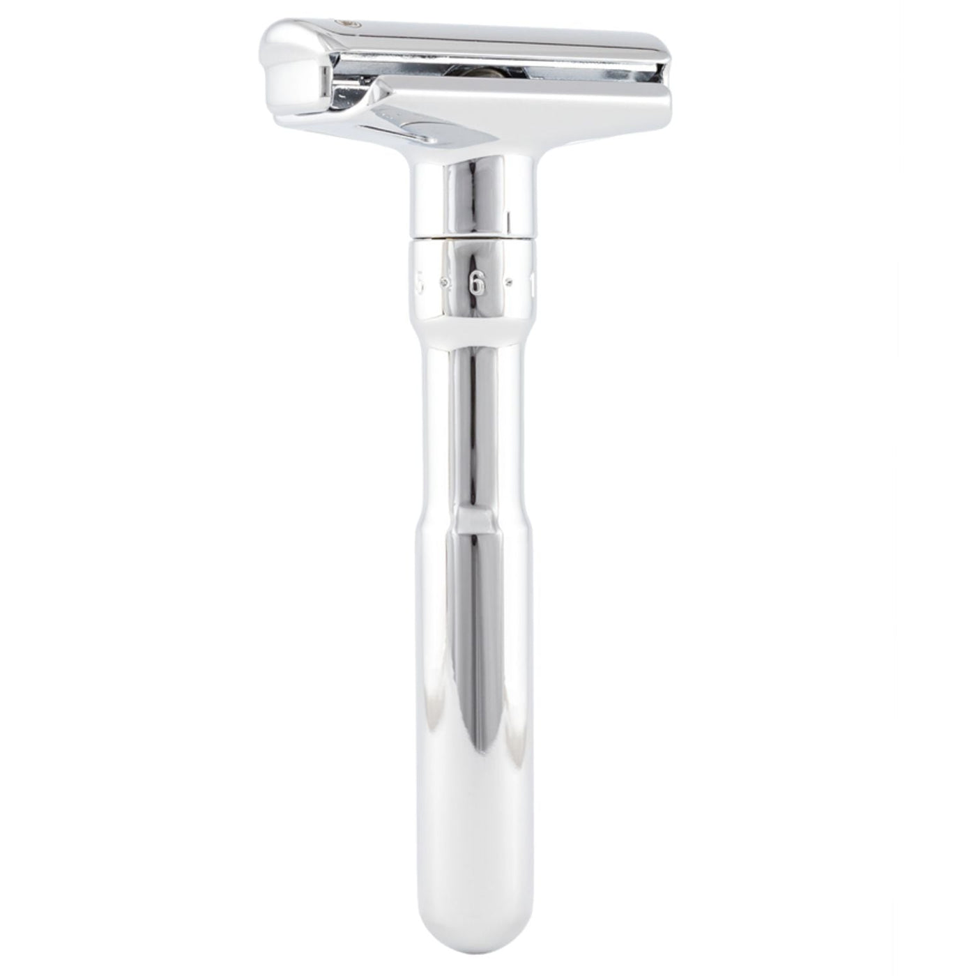 Merkur 701 Futur Adjustable 4 - piece Double Edge Safety Razor Set Polished Chrome