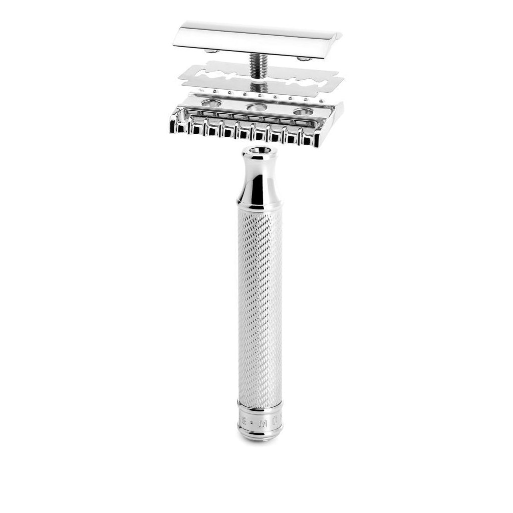 MÜHLE R41 Chrome Open Comb Safety Razor for Precise Shaving – Naked ...