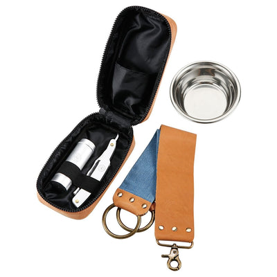 Naked Armor Merlin 5 Piece Straight Razor Travel Kit