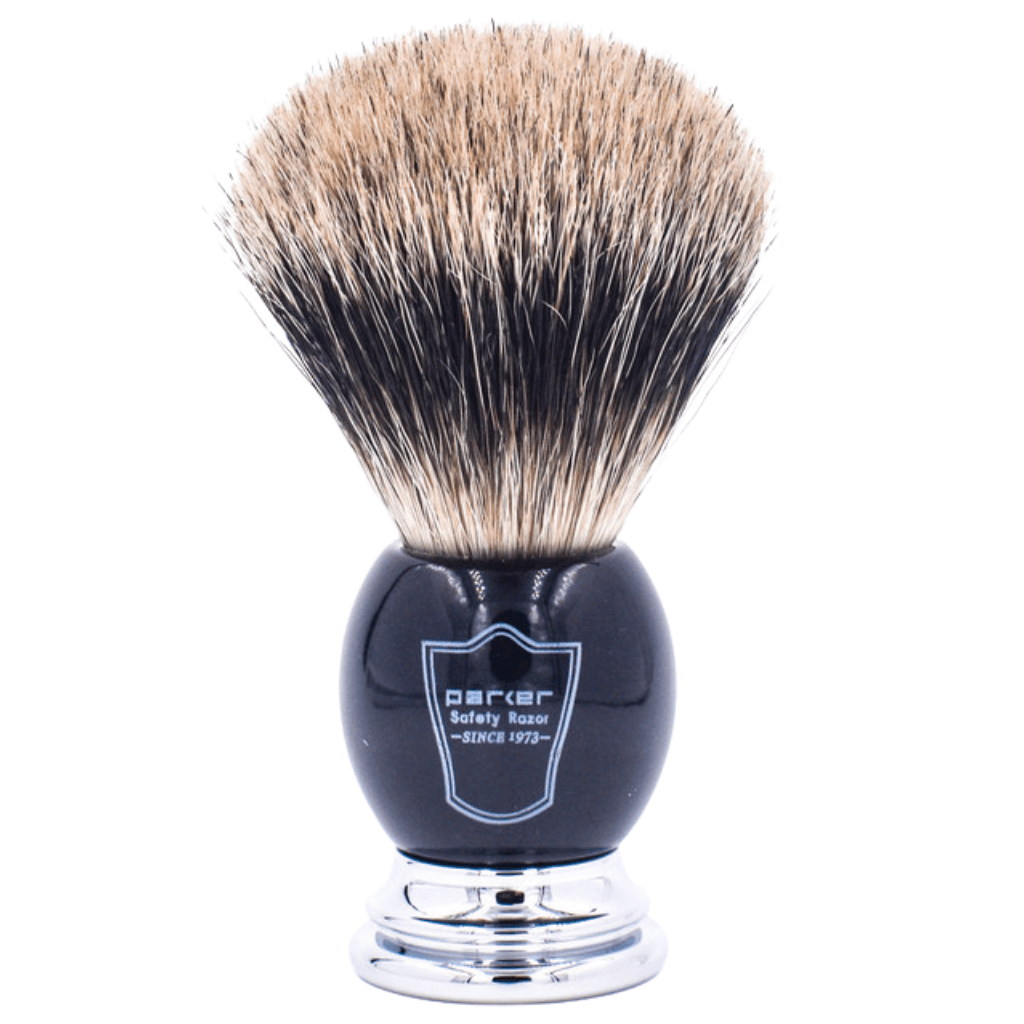 Resin Razor Parker 96R Resin Pure Badger 3-Piece Safety Razor Set