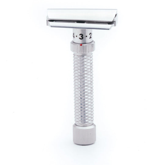 Rex Konsul Slant Adjustable Stainless Steel Safety Razor – Naked