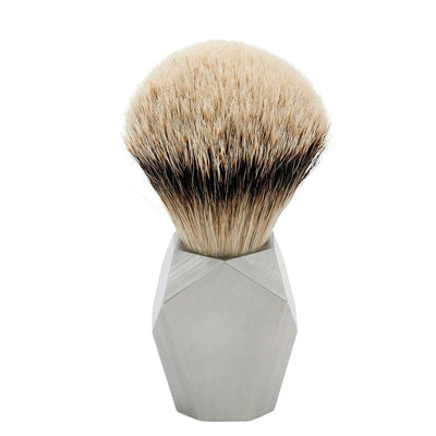 Rex Supply Co. Deco Stainless High Mountain White Shaving Brush