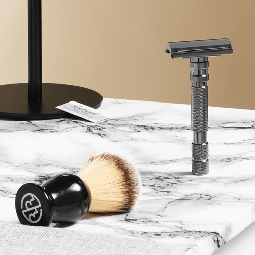 Rockwell Model T2 Adjustable Double Edge Safety Razor Gunmetal Finish
